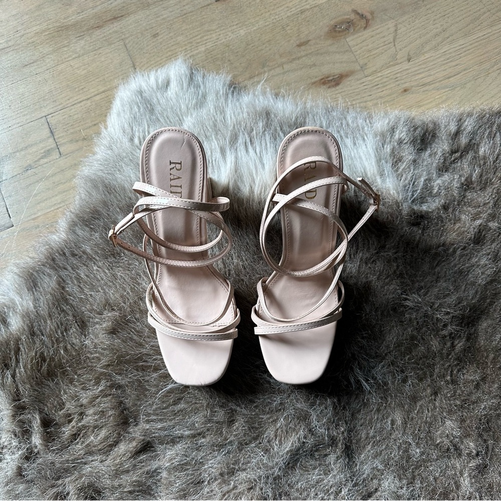 RAID Fia Platform Patent Heels - Size 10 - Blush - Never worn! - Picture 2 of 9